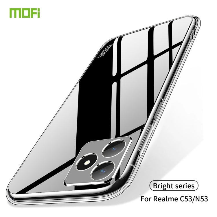 For Realme C53 / Narzo N53 MOFI Ming Series Ultra-thin TPU Phone Case(Transparent) - Realme Cases by MOFI | Online Shopping South Africa | PMC Jewellery