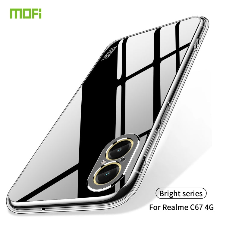 For Realme C67 4G MOFI Ming Series Ultra-thin TPU Phone Case(Transparent) - C67 Cases by MOFI | Online Shopping South Africa | PMC Jewellery