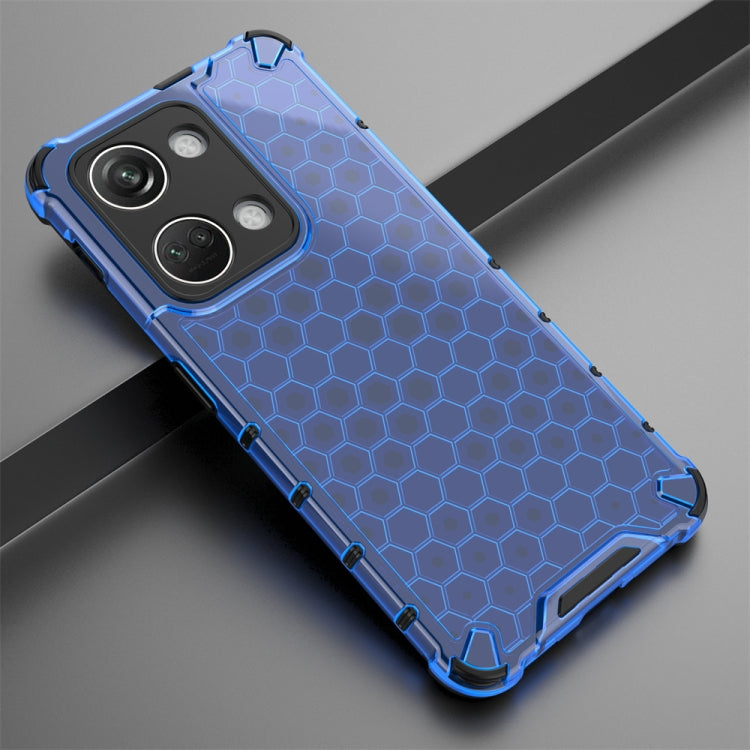 For OnePlus Nord 3 Shockproof Honeycomb Phone Case(Blue) - OnePlus Cases by PMC TechLife | Online Shopping South Africa | PMC TechLife