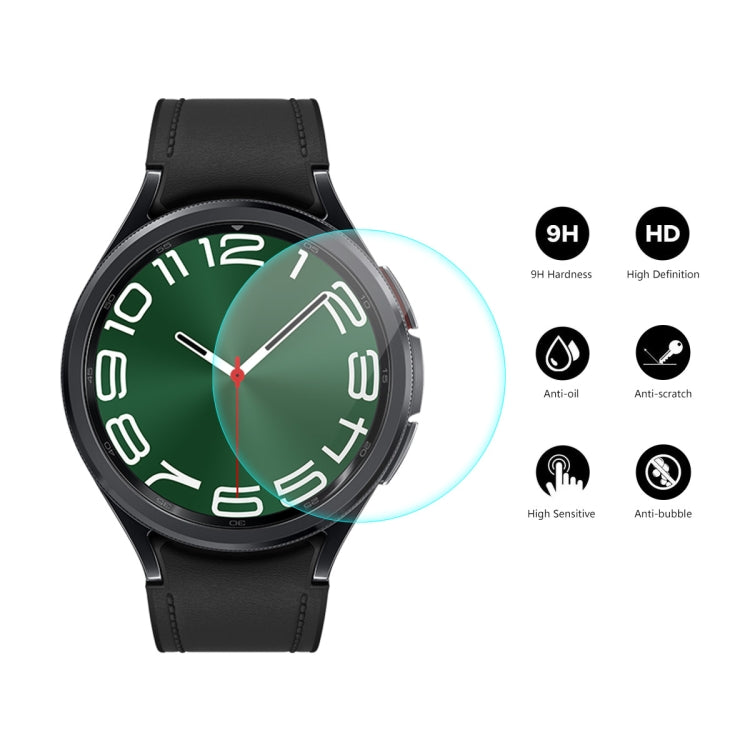 For Samsung Galaxy Watch6 Classic 47mm ENKAY 0.2mm 9H Tempered Glass Screen Protector Watch Film - Screen Protector by ENKAY | Online Shopping South Africa | PMC Jewellery