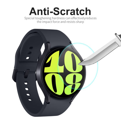 For Samsung Galaxy Watch6 44mm 2pcs ENKAY 0.2mm 9H Tempered Glass Screen Protector Watch Film - Screen Protector by ENKAY | Online Shopping South Africa | PMC Jewellery