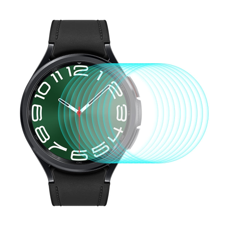For Samsung Galaxy Watch6 Classic / Ultra 47mm 10pcs ENKAY 0.2mm 9H Tempered Glass Screen Protector Watch Film - Screen Protector by ENKAY | Online Shopping South Africa | PMC TechLife | Buy Now Pay Later Mobicred