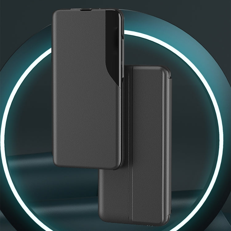 For Samsung Galaxy S24 Ultra 5G Attraction Flip Holder Leather Phone Case(Indigo) - Galaxy S24 Ultra 5G Cases by PMC TechLife | Online Shopping South Africa | PMC TechLife