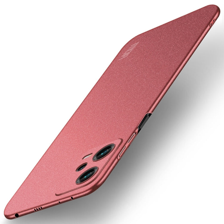 For Xiaomi Redmi Note 12 Pro Global MOFI Fandun Series Frosted PC Ultra-thin All-inclusive Phone Case(Red) - Xiaomi Cases by MOFI | Online Shopping South Africa | PMC Jewellery