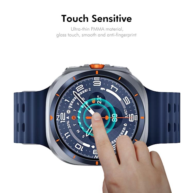 For Samsung Galaxy Watch Ultra 47mm / Ultra 2025 2pcs ENKAY 3D Full Coverage Soft PC Edge PMMA HD Screen Film - free shipping - PMC TechLife - Order now!