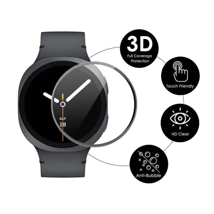 For Samsung Galaxy Watch8 44mm 5pcs ENKAY 3D Full Coverage Soft PC Edge PMMA HD Screen Film - free shipping - PMC TechLife - Order now!