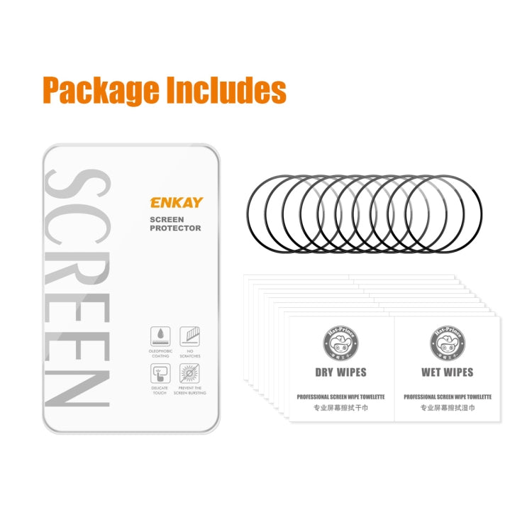 For Samsung Galaxy Watch6 Classic 43mm 10pcs ENKAY 3D Full Coverage Soft PC Edge PMMA HD Screen Film - free shipping - PMC TechLife - Order now!