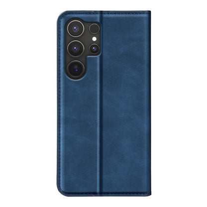 or Samsung Galaxy S25 Ultra 5G Retro-skin Magnetic Suction Leather Phone Case(Dark Blue) - Galaxy S25 Ultra 5G Cases by PMC Jewellery | Online Shopping South Africa | PMC Jewellery | Buy Now Pay Later Mobicred