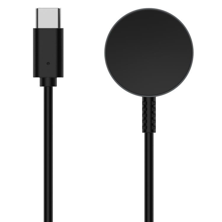 For Samsung Galaxy Watch Ultra 47mm Type-C Port Magnetic Metal Watch Charger(Black) - Charger by PMC TechLife | Online Shopping South Africa | PMC TechLife | Buy Now Pay Later Mobicred