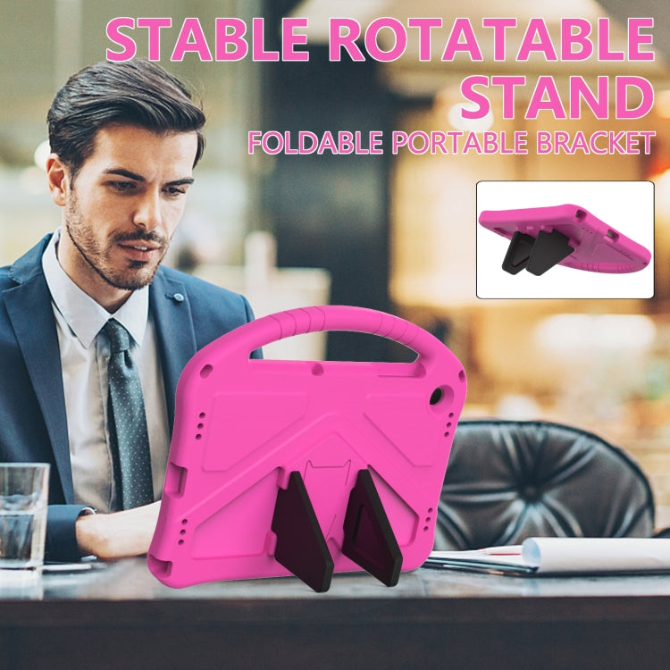For Samsung Galaxy Tab A9+ EVA Shockproof Tablet Case with Holder(Rose Red) - Galaxy Tab A9+ by PMC TechLife | Online Shopping South Africa | PMC TechLife