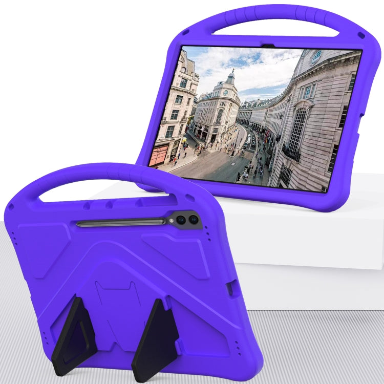 For Samsung Galaxy Tab S9 Ultra EVA Shockproof Tablet Case with Holder(Purple) - Galaxy Tab S9 Ultra Cases by PMC Jewellery | Online Shopping South Africa | PMC Jewellery | Buy Now Pay Later Mobicred