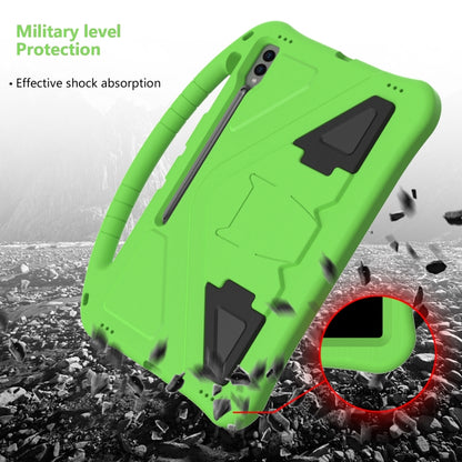 For Samsung Galaxy Tab S9 Ultra EVA Shockproof Tablet Case with Holder(Green) - Galaxy Tab S9 Ultra Cases by PMC Jewellery | Online Shopping South Africa | PMC Jewellery | Buy Now Pay Later Mobicred