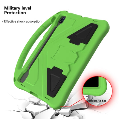 For Samsung Galaxy Tab S10+ 12.4 EVA Shockproof Tablet Case with Holder(Green) - Tab S10+ Cases by PMC Jewellery | Online Shopping South Africa | PMC Jewellery | Buy Now Pay Later Mobicred