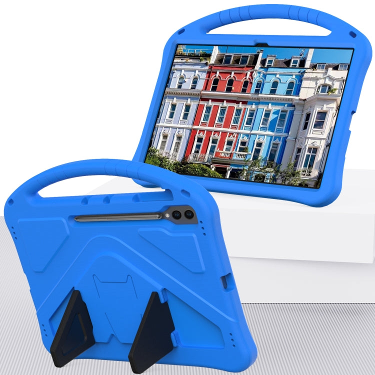 For Samsung Galaxy Tab S10 Ultra 14.6 EVA Shockproof Tablet Case with Holder(Blue) - Tab S10 Ultra Cases by PMC Jewellery | Online Shopping South Africa | PMC Jewellery | Buy Now Pay Later Mobicred