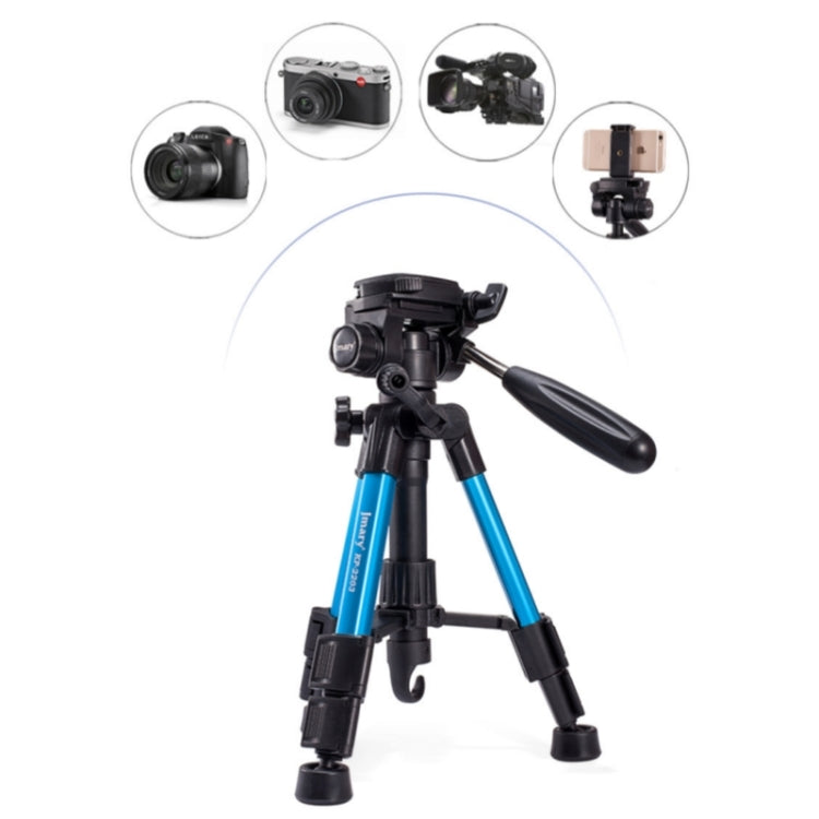JMARY KP-2203 Portable Aluminum Alloy Telescopic SLR Camera Phone Photography Tripod(Red) - Tripods by Jmary | Online Shopping South Africa | PMC TechLife | Buy Now Pay Later Mobicred