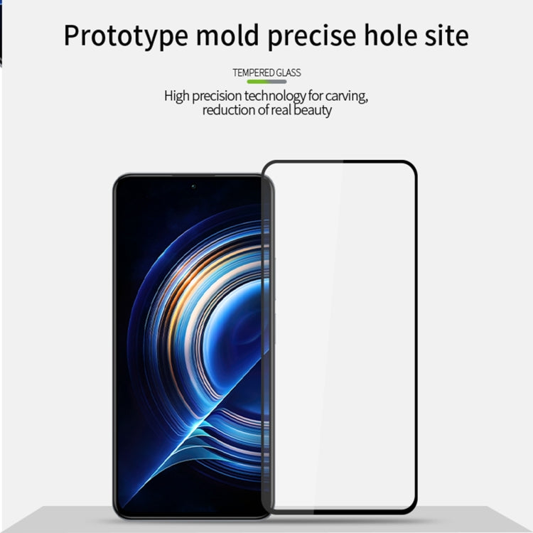 For Xiaomi Redmi K60 Ultra MOFI 9H 2.5D Full Screen Tempered Glass Film(Black) -  by MOFI | Online Shopping South Africa | PMC TechLife