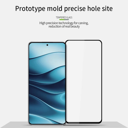 For Xiaomi Redmi Note 14 5G MOFI 9H 2.5D Full Screen Tempered Glass Film(Black) - Note 14 Tempered Glass by MOFI | Online Shopping South Africa | PMC Jewellery | Buy Now Pay Later Mobicred