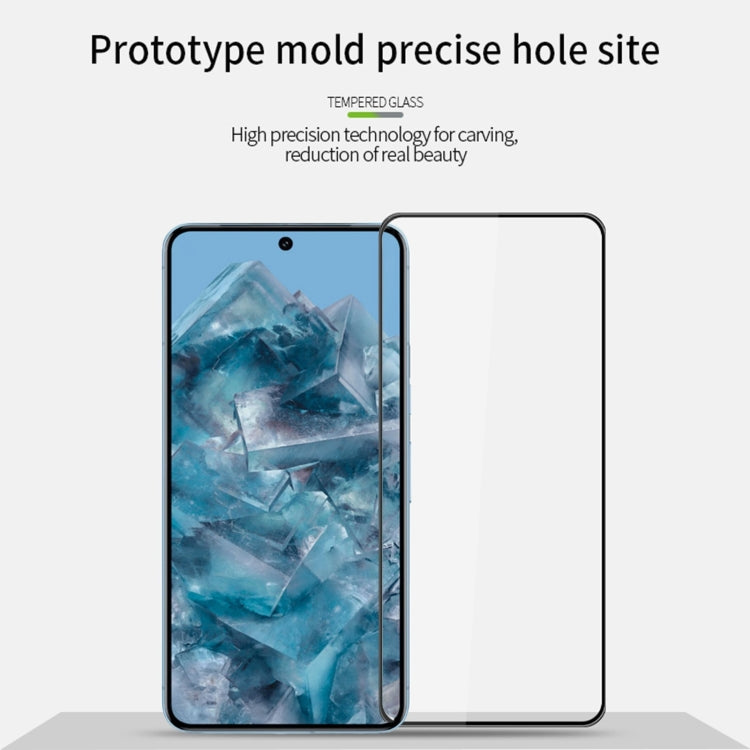 For Google Pixel 9 PINWUYO 9H 3D Full Screen Explosion-proof Tempered Glass Film(Black) - Google Tempered Glass by PINWUYO | Online Shopping South Africa | PMC Jewellery | Buy Now Pay Later Mobicred