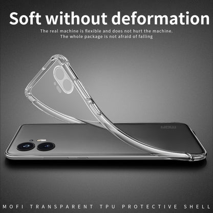 For Nothing Phone 2 MOFI Ming Series Ultra-thin TPU Phone Case(Transparent) - More Brand by MOFI | Online Shopping South Africa | PMC Jewellery