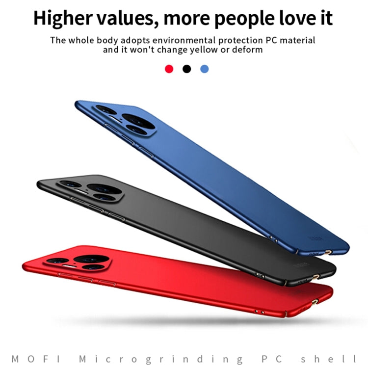 For Huawei Pura 70 Pro MOFI Micro-Frosted PC Ultra-thin Hard Phone Case(Blue) - Huawei Cases by MOFI | Online Shopping South Africa | PMC Jewellery | Buy Now Pay Later Mobicred