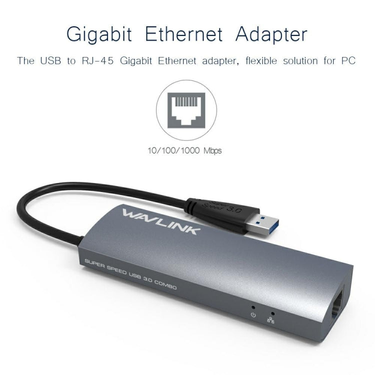 Wavlink UH3031G 10 in 1 Type-C to USB 3.0 Dock USB 3 Ports Hub HDMI Adapter - free shipping - PMC TechLife - Order now!
