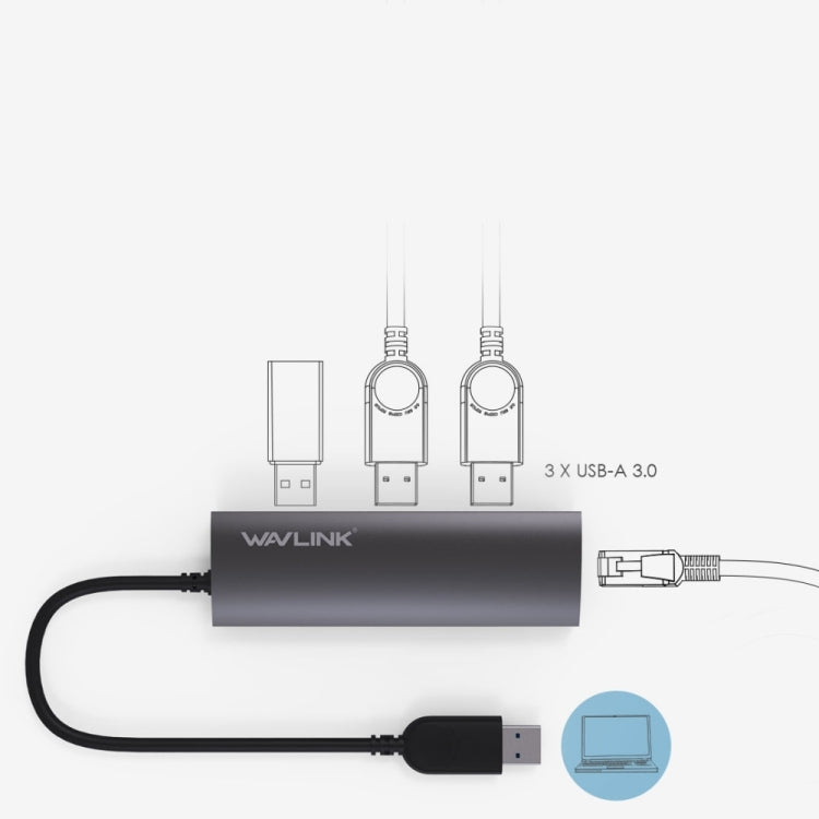 Wavlink UH3031G 10 in 1 Type-C to USB 3.0 Dock USB 3 Ports Hub HDMI Adapter - free shipping - PMC TechLife - Order now!