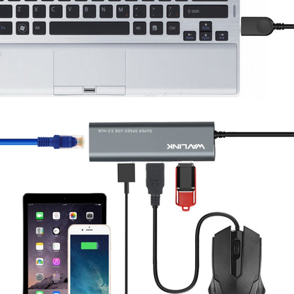 Wavlink UH3031G 10 in 1 Type-C to USB 3.0 Dock USB 3 Ports Hub HDMI Adapter - USB 3.0 HUB by WAVLINK | Online Shopping South Africa | PMC Jewellery | Buy Now Pay Later Mobicred