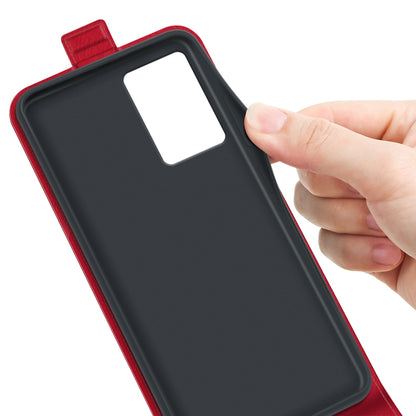 For Motorola Edge 5G 2024 R64 Texture Single Vertical Flip Leather Phone Case(Red) - Motorola Cases by PMC Jewellery | Online Shopping South Africa | PMC Jewellery | Buy Now Pay Later Mobicred