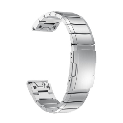 For Garmin D2 Delta PX 26mm Titanium Alloy Quick Release Watch Band(Sliver) - Watch Bands by PMC Jewellery | Online Shopping South Africa | PMC Jewellery