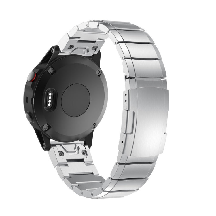 For Garmin Fenix 8 AMOLED 51mm Titanium Alloy Quick Release 26mm Watch Band(Sliver) - free shipping - PMC TechLife - Order now!