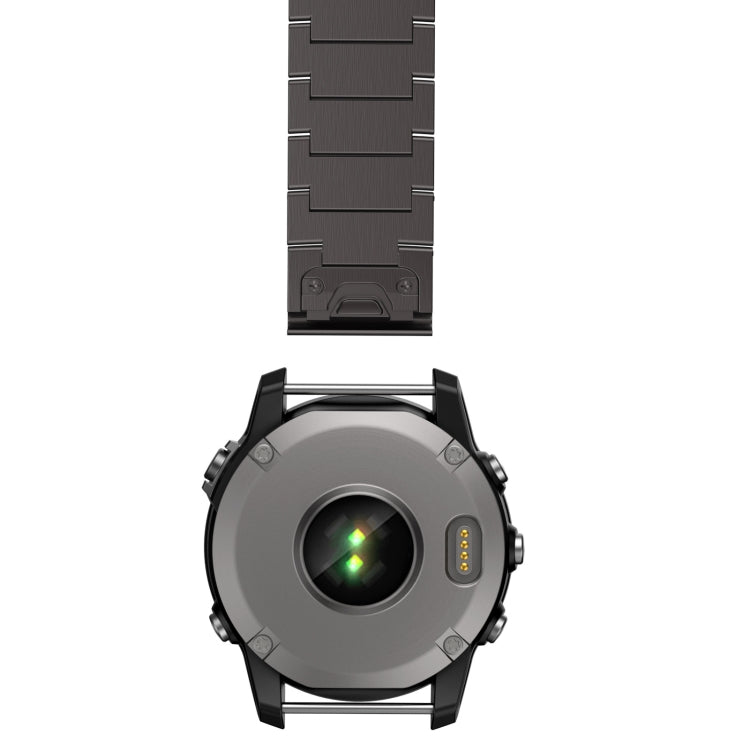 For Garmin Enduro 3 Titanium Alloy Quick Release 26mm Watch Band(Black) - free shipping - PMC TechLife - Order now!