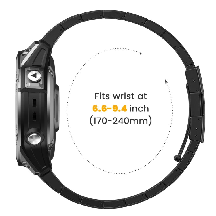 For Garmin Enduro 3 Titanium Alloy Quick Release 26mm Watch Band(Black) - free shipping - PMC TechLife - Order now!