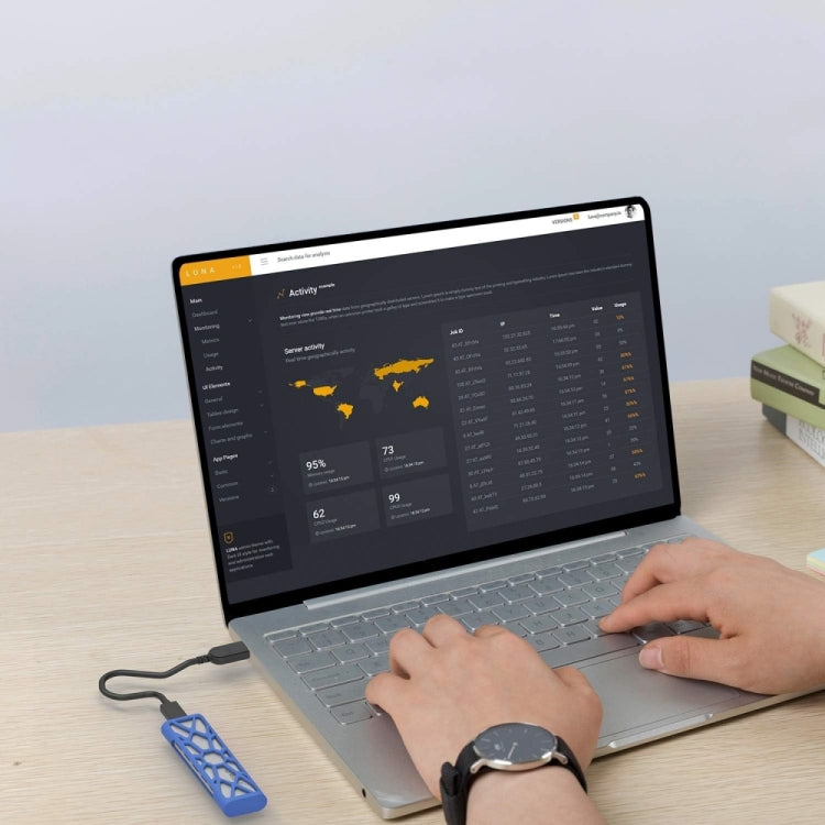 Wavlink ST338C M.2 NVMe SSD PCIE UASP M Key NGFF SATA USB-C SDD Hard Disk Box Adapter - free shipping - PMC Jewellery - Order now!