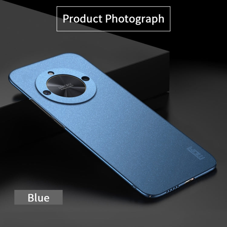 For Honor X50 5G MOFI Fandun Series Frosted PC Ultra-thin All-inclusive Phone Case(Blue) - Honor Cases by MOFI | Online Shopping South Africa | PMC TechLife | Buy Now Pay Later Mobicred