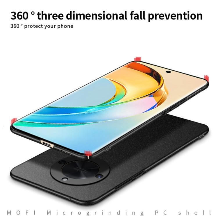For Honor X50 5G MOFI Fandun Series Frosted PC Ultra-thin All-inclusive Phone Case(Blue) - Honor Cases by MOFI | Online Shopping South Africa | PMC TechLife | Buy Now Pay Later Mobicred