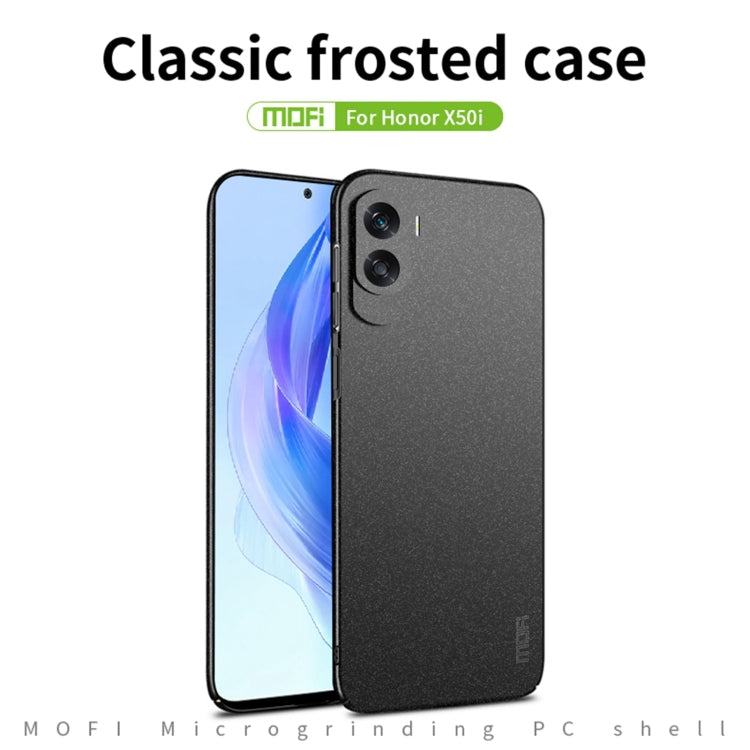 For Honor X50i / 90 Lite MOFI Fandun Series Frosted PC Ultra-thin All-inclusive Phone Case(Black) - Honor Cases by MOFI | Online Shopping South Africa | PMC TechLife | Buy Now Pay Later Mobicred