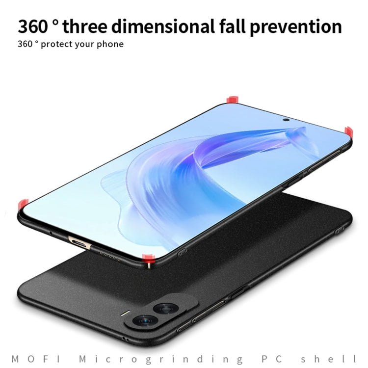 For Honor X50i / 90 Lite MOFI Fandun Series Frosted PC Ultra-thin All-inclusive Phone Case(Black) - Honor Cases by MOFI | Online Shopping South Africa | PMC Jewellery