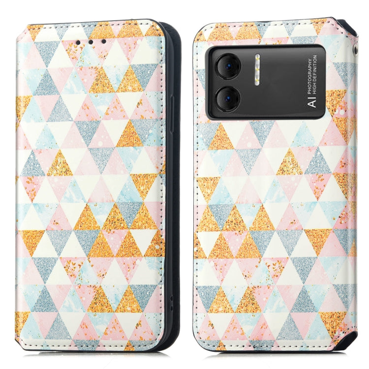 For DOOGEE X98 Pro / X98 CaseNeo Colorful Magnetic Leather Phone Case(Nordic Rhombus) - Doogee Cases by PMC TechLife | Online Shopping South Africa | PMC TechLife | Buy Now Pay Later Mobicred