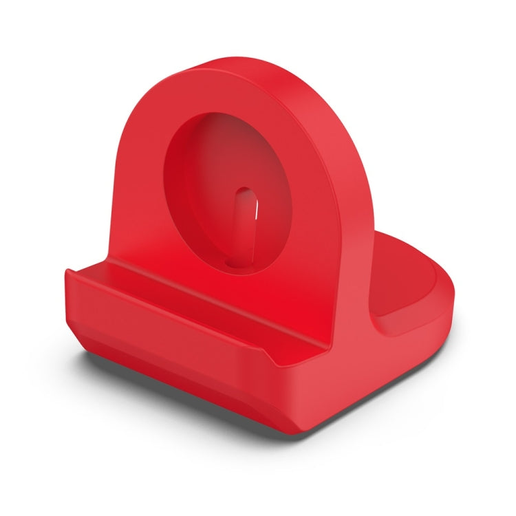 For Samsung Galaxy Watch6 / Watch6 Classic / Watch5 / Watch5 Pro JUNSUNMAY Silicone Charger Stand Non-Slip Base(Red) - Charger by JUNSUNMAY | Online Shopping South Africa | PMC Jewellery | Buy Now Pay Later Mobicred