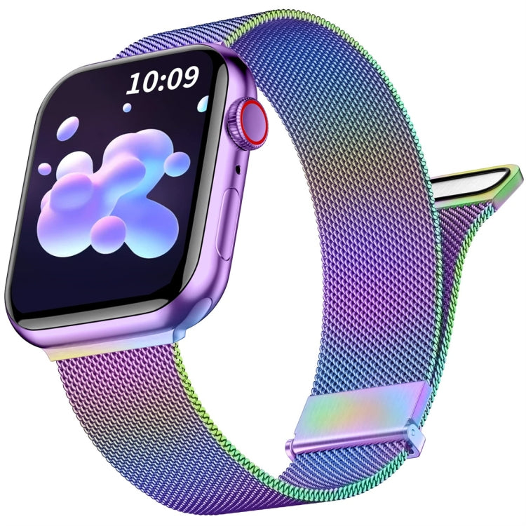 For Apple Watch Ultra 49mm Milan Double Magnetic Steel Mesh Watch Band(Color) - free shipping - PMC TechLife - Order now!