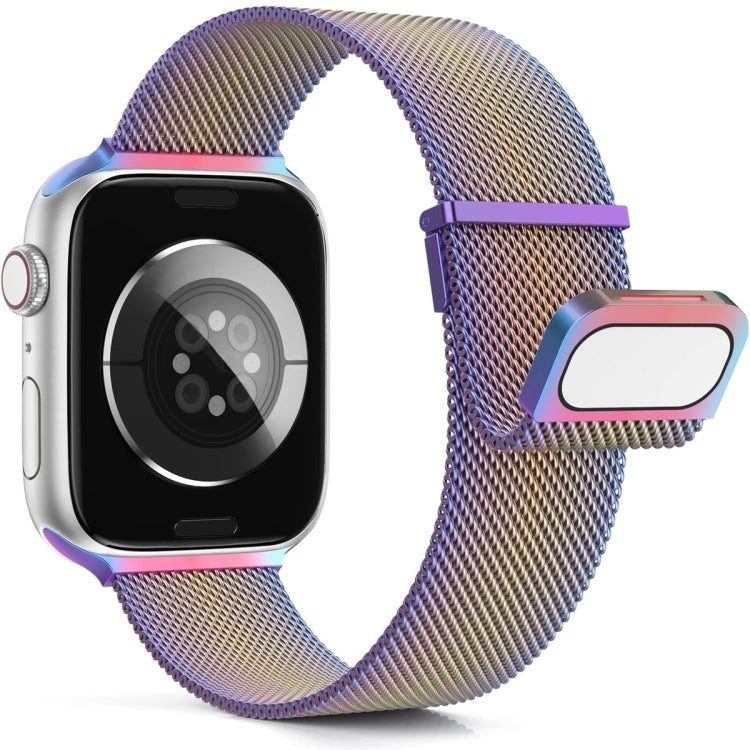 For Apple Watch SE 2022 44mm Milan Double Magnetic Steel Mesh Watch Band(Color) - free shipping - PMC TechLife - Order now!