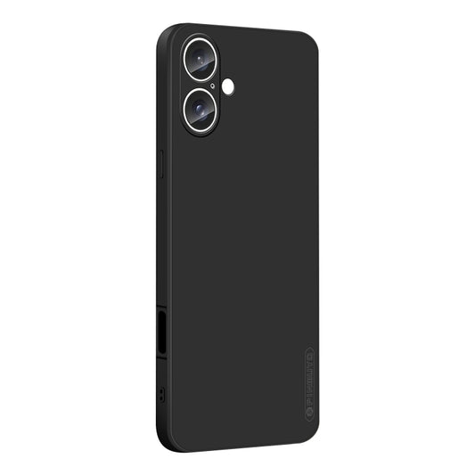 For iPhone 16 Plus PINWUYO Sense Series Liquid Silicone TPU Phone Case(Black) - iPhone 16 Plus Cases by PINWUYO | Online Shopping South Africa | PMC Jewellery | Buy Now Pay Later Mobicred