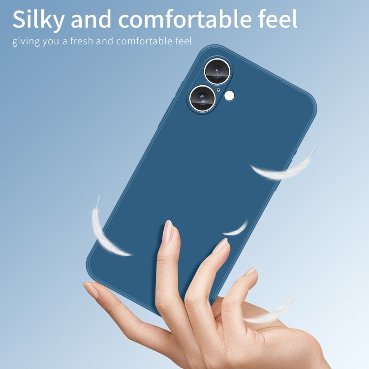For iPhone 16 Plus PINWUYO Sense Series Liquid Silicone TPU Phone Case(Blue) - free shipping - PMC Jewellery - Order now!