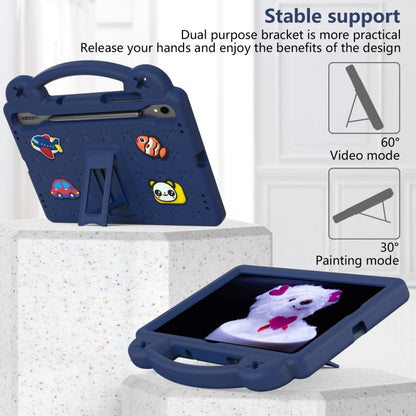 For Samsung Galaxy Tab S9 X710/X716B Handle Kickstand Children EVA Shockproof Tablet Case(Navy Blue) - Galaxy Tab S9 Cases by PMC Jewellery | Online Shopping South Africa | PMC Jewellery | Buy Now Pay Later Mobicred