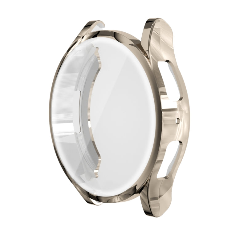 For Samsung Galaxy Watch 6 44mm Fully Enclosed TPU Watch Protective Case(Light Gold) - Watch Cases by PMC Jewellery | Online Shopping South Africa | PMC Jewellery