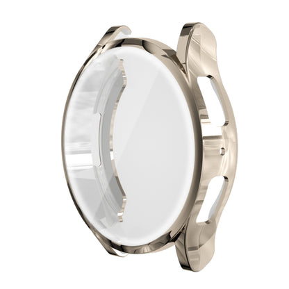 For Samsung Galaxy Watch 6 44mm Fully Enclosed TPU Watch Protective Case(Light Gold) - Watch Cases by PMC Jewellery | Online Shopping South Africa | PMC Jewellery