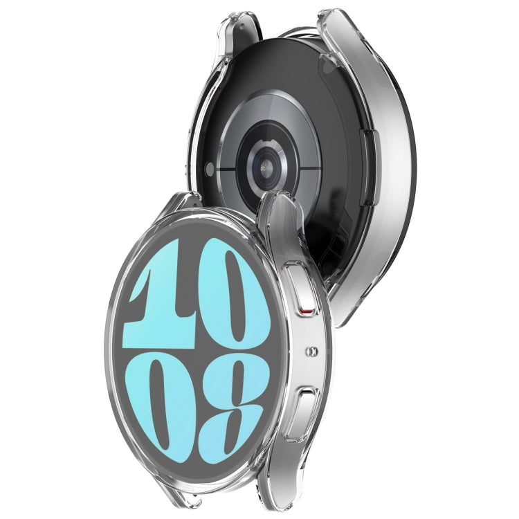 For Samsung Galaxy Watch 6 44mm Fully Enclosed TPU Watch Protective Case(Dark Blue) - Watch Cases by PMC TechLife | Online Shopping South Africa | PMC TechLife