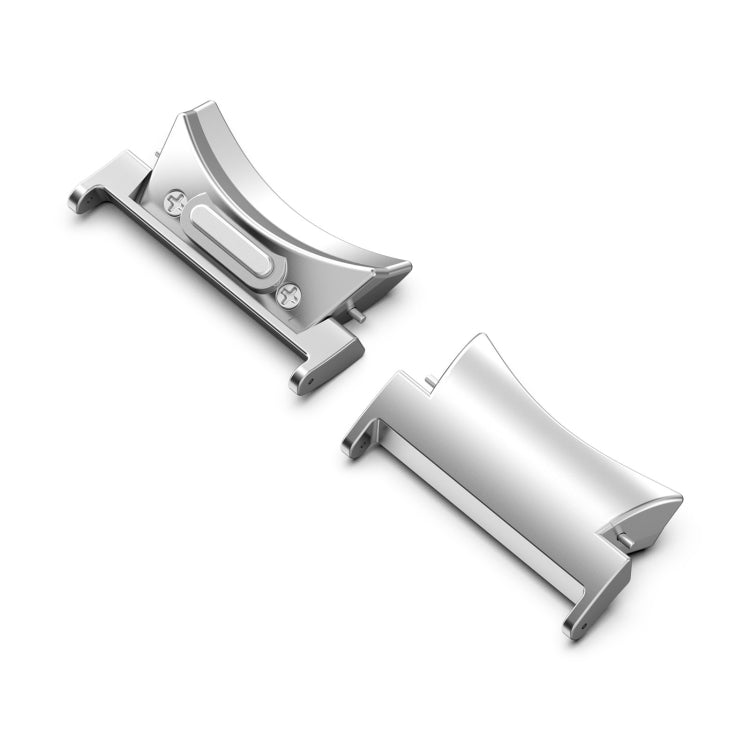 For Samsung Galaxy Watch6 / 6 Classic 20mm 1 Pair Button Style Curved Metal Watch Band Connector(Silver) - free shipping - PMc TechLife - Order now!