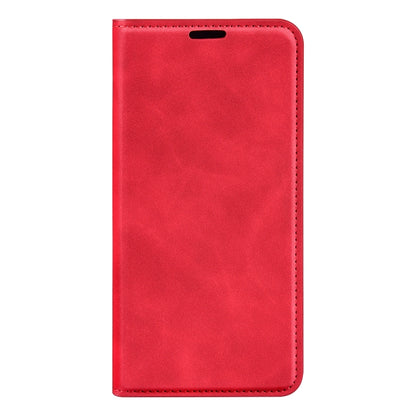For OPPO Reno11 5G Global Retro-skin Magnetic Suction Leather Phone Case(Red) - Reno11 Cases by PMC Jewellery | Online Shopping South Africa | PMC Jewellery | Buy Now Pay Later Mobicred