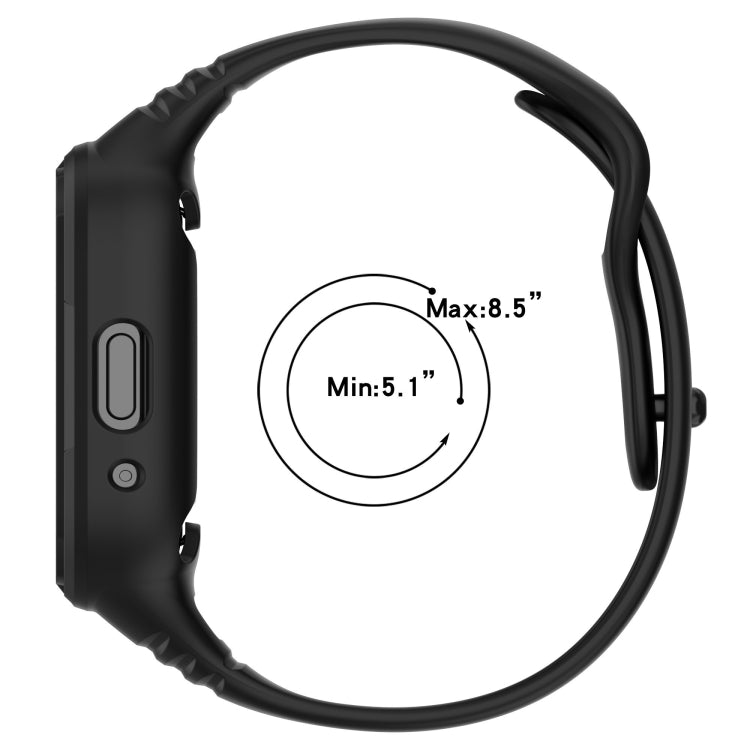 For Redmi Watch 3 Lite Integrated Fully Enclosed Silicone Watch Band(Red) - Watch Bands by PMC TechLife | Online Shopping South Africa | PMC TechLife | Buy Now Pay Later Mobicred